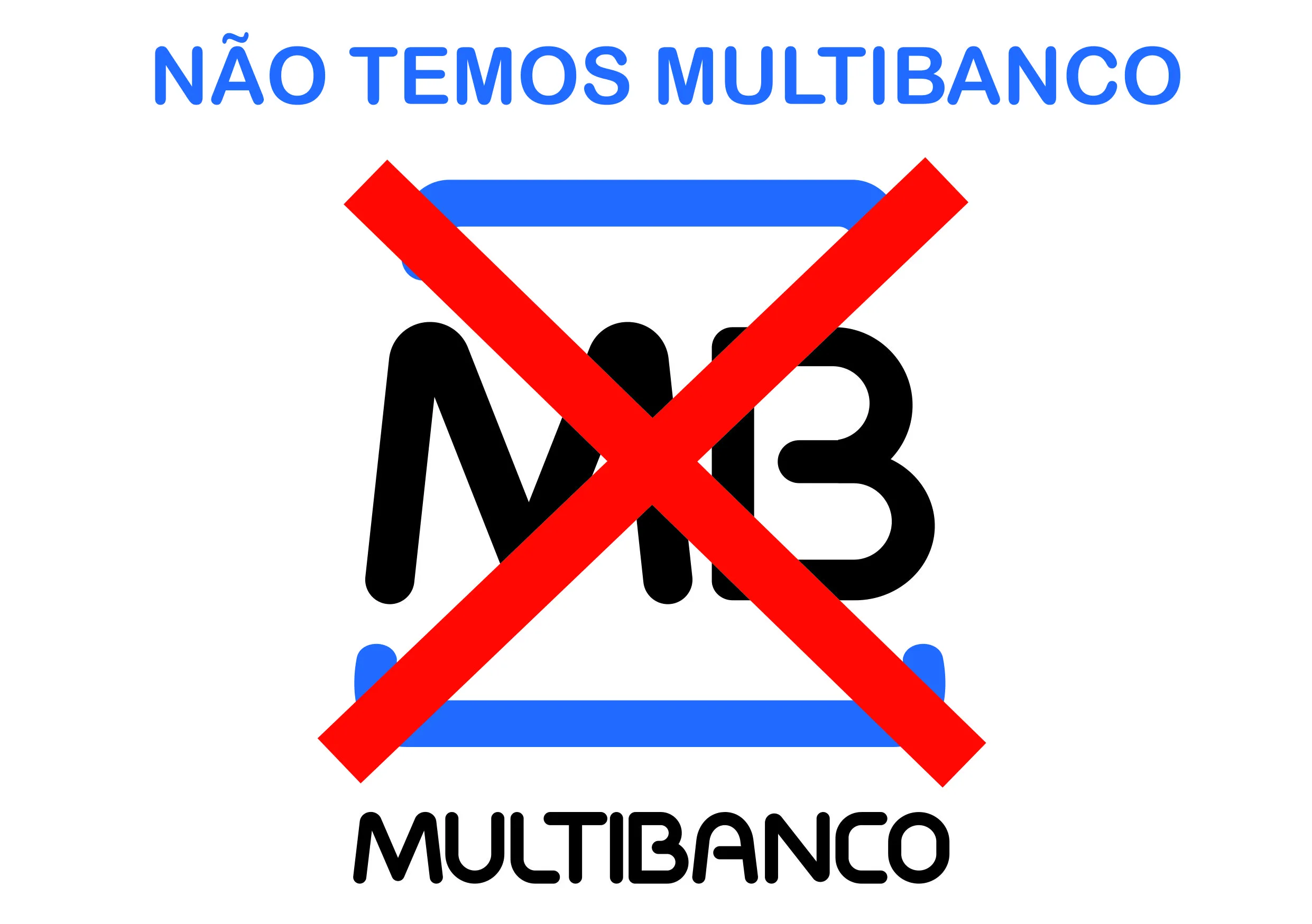 Autocolante Sem Multibanco
