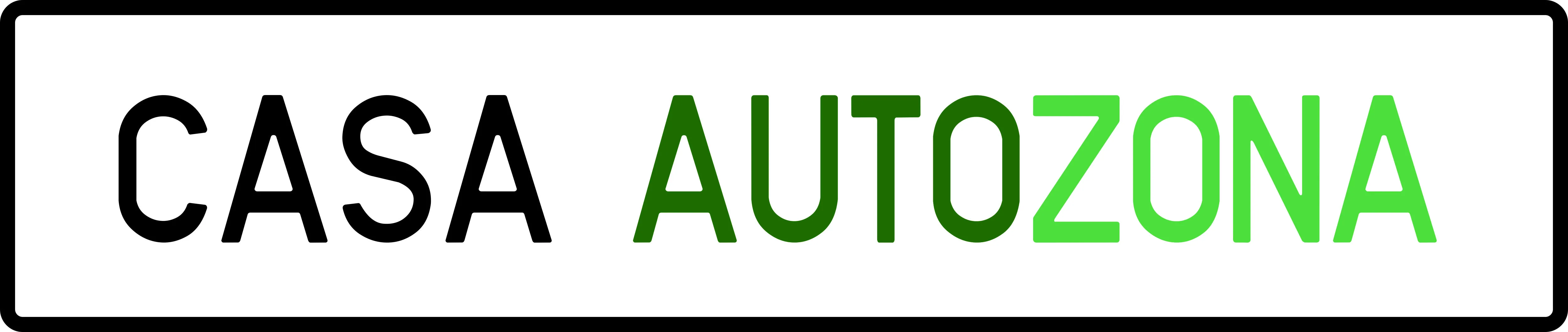 Matrícula Acrílica Personalizada